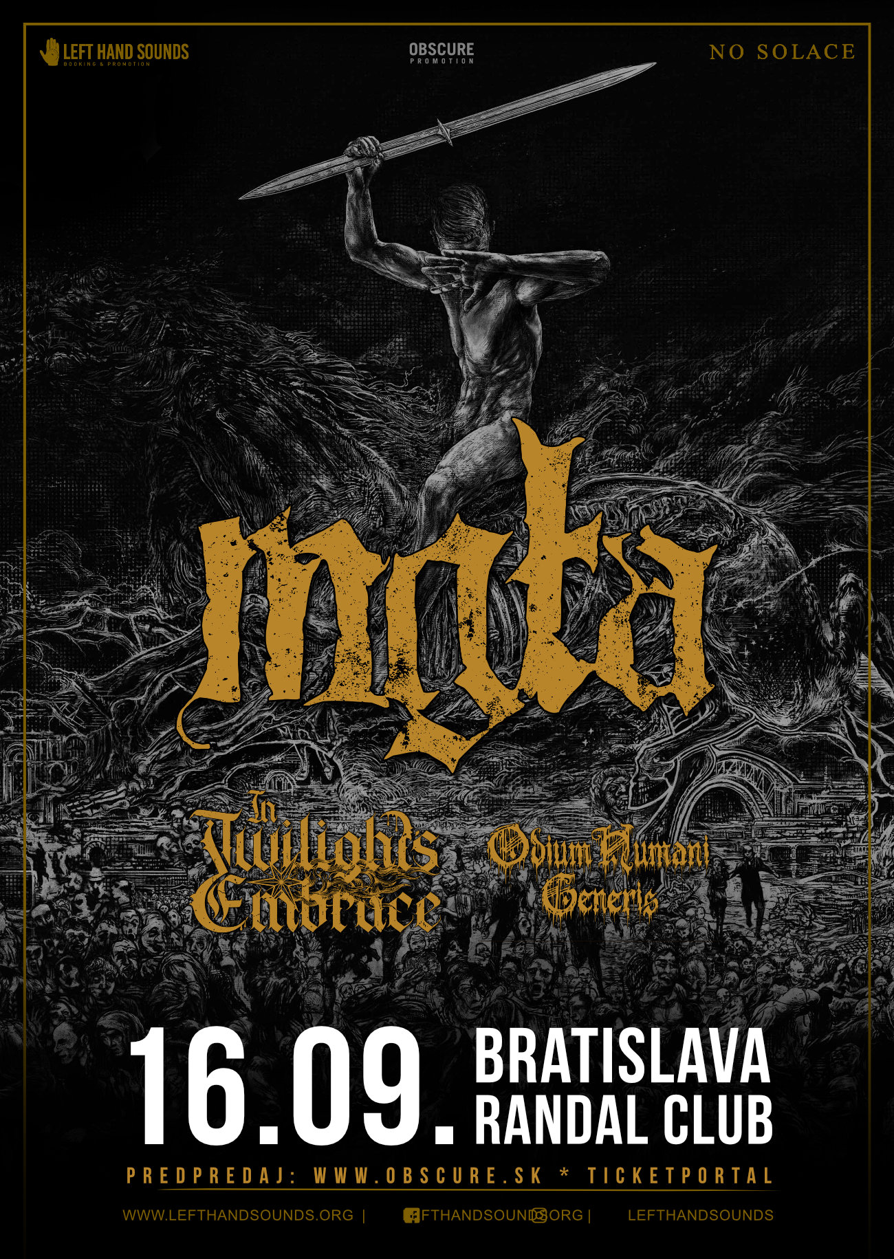 MGLA / In Twilight's Embrace / Odium Humani Generis CITYLIFE