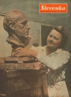 Julie Horová – Kováčiková, Obálka časopisu Slovenka, 1954